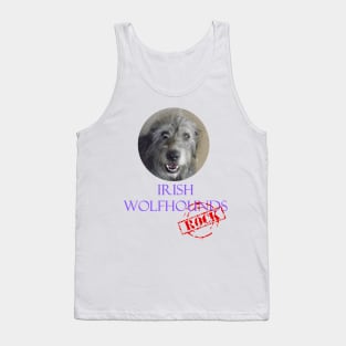 Irish Wolfhounds Rock! Tank Top